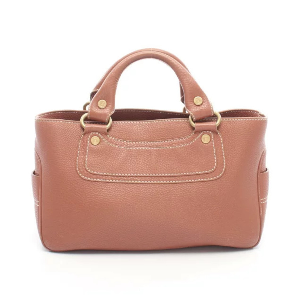 Celine Boogie Bag Handbag Leather Brown